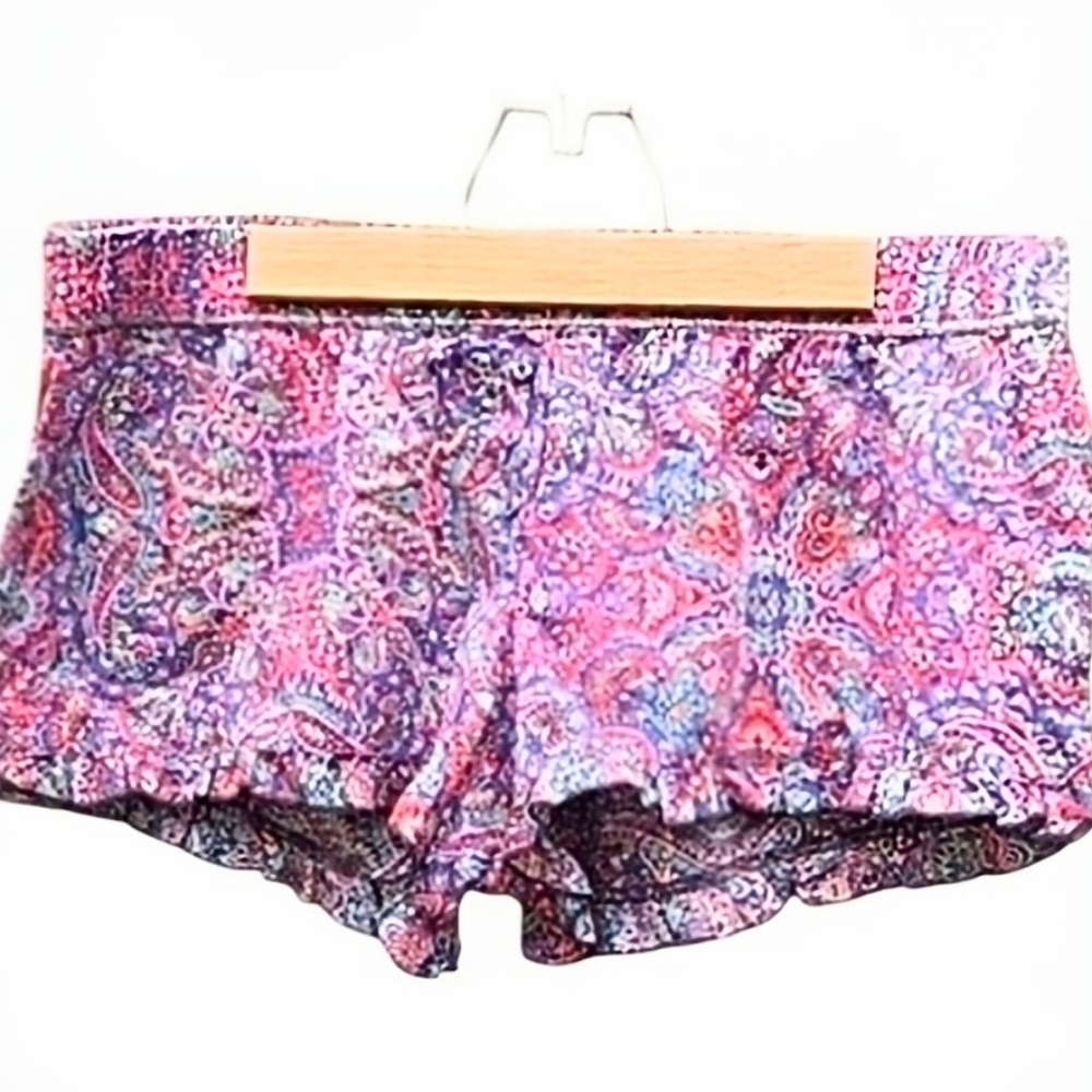 :L: ✨3 for $45✨ Vintage Purple & Pink Paisley La Senza PJ shorts.